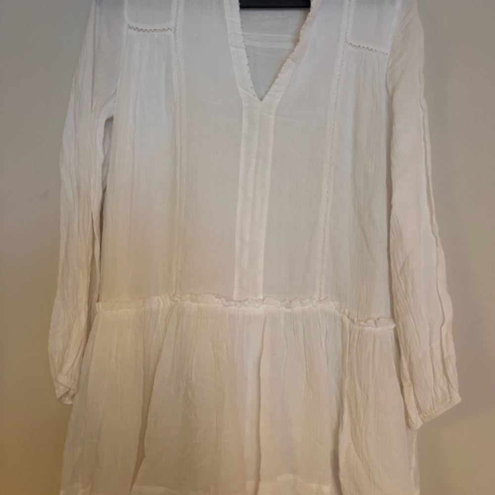Pomander Place White Beaded Tunic
